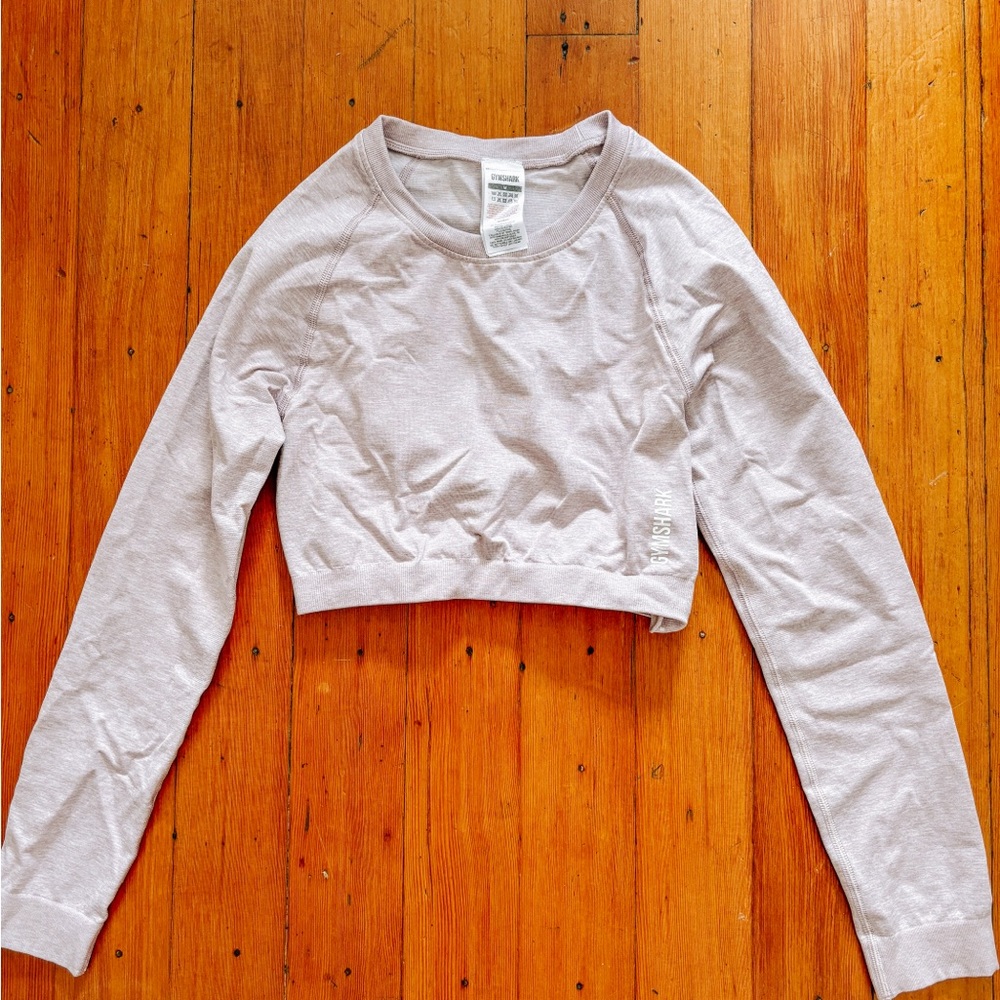 Gym shark // Pink long sleeve